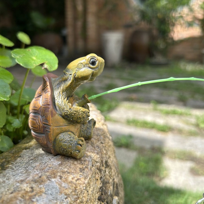 Marine Fish Tank - Turtle Fishing Fish Tank Aquarium Decoration