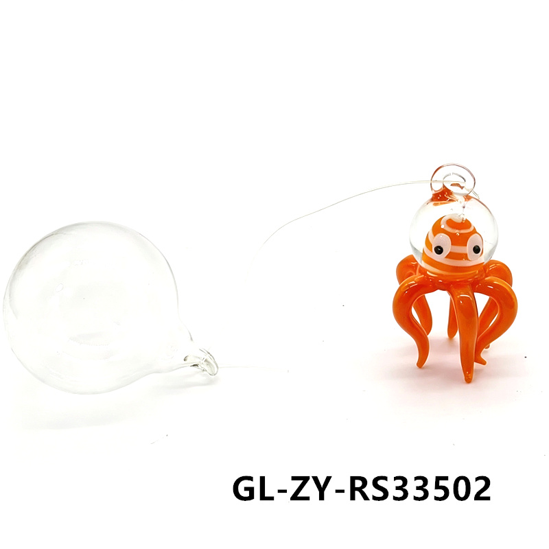 Floating Glass Octopus Figurin - Aquarium Marine World 评论和价格